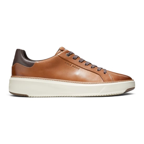 Cole Haan herrarnas GrandPro Luxe Mile Trainer Tan lädersneakers - C34229 - Image 1