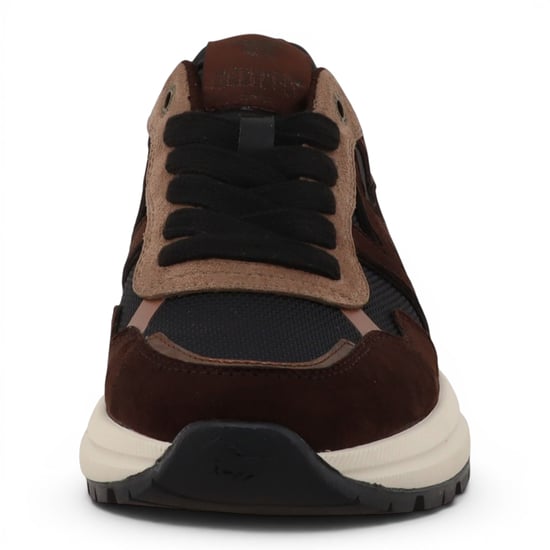 Mustang Dames Bruine Nep Leren Sneakers Platform Sneakers - M0702007 - Image 5