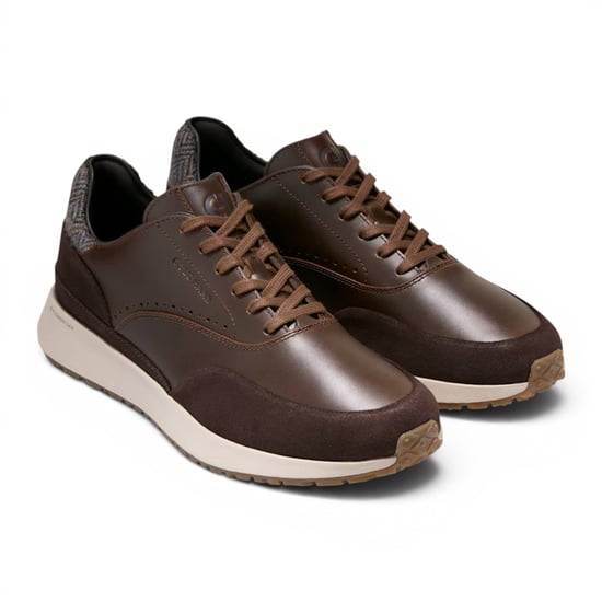 Cole Haan GrandPro Luxe Mile Trainer för herrar Bruna lädersneakers - C44519 - Image 3