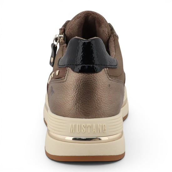 Mustang Dames Bruine Veterschoenen Platformsneakers - M0332001 - Image 6