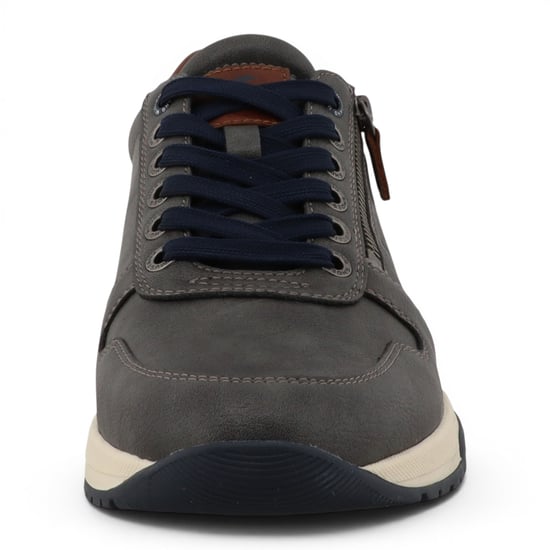 Mustang Grey Faux Leather Sneaker Sneakers Schoenen voor mannen - M0281006 - Image 5