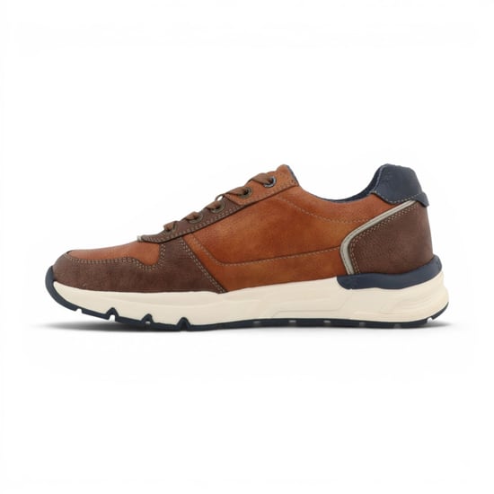 Mustang herrarnas beige konstlädersneakers – M0051003 - Image 3