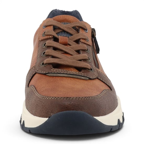 Mustang herrarnas beige konstlädersneakers – M0051003 - Image 5