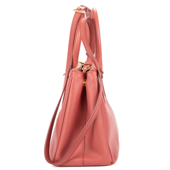 Small Double Zip Galleria Tote Small Shoulder Bag - Image 3