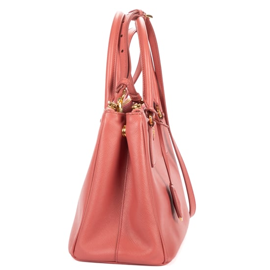 Small Double Zip Galleria Tote Small Shoulder Bag - Image 4