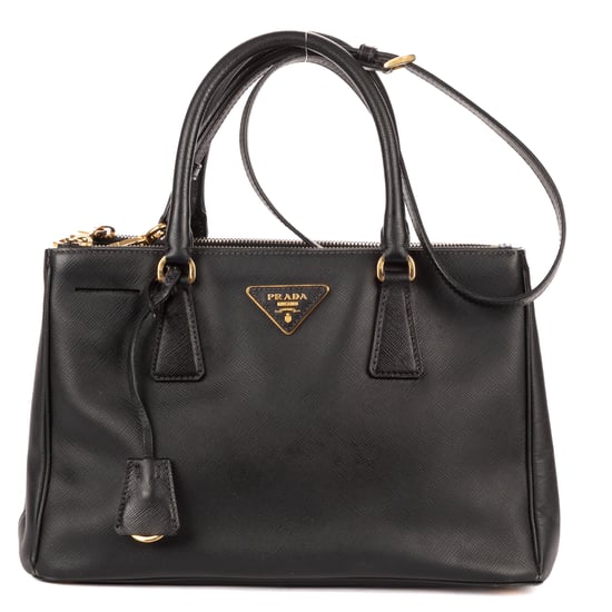Small Double Zip Galleria Tote Small Shoulder Bag - Image 1