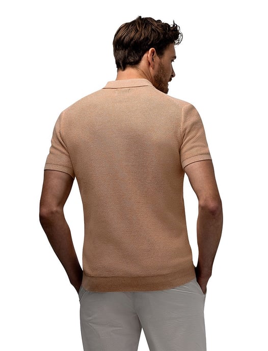 Oranje poloshirt State of Art Regular Fit korte mouw - Image 2