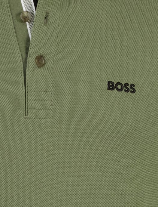 Poloshirt Boss Green Paddy groen regular fit met logo - Image 3