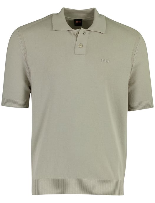 Poloshirt BOSS Orange Asac_P beige gebreid - Image 1