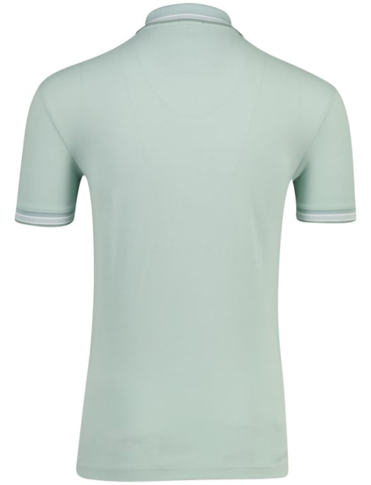 Polo Boss Green Paddy poloshirt groen met witte kraag - Image 2