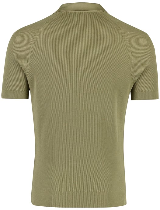 Poloshirt groen profuomo knitted normale fit - Image 2