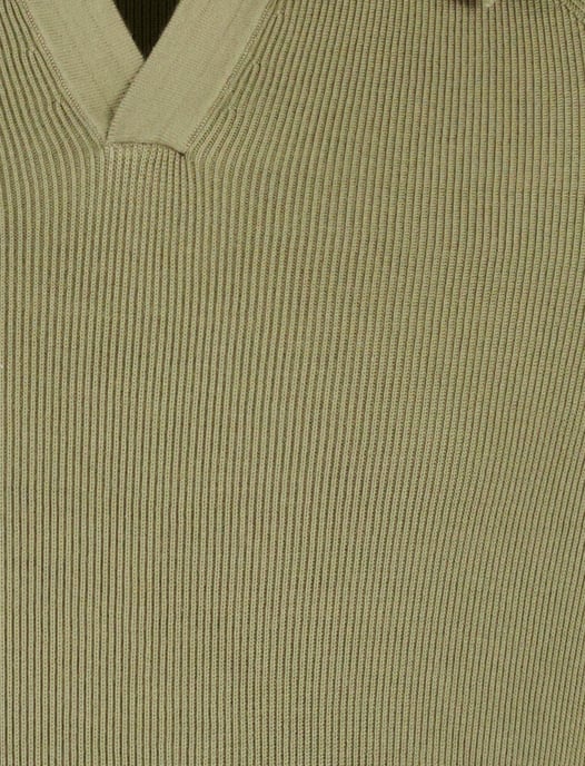 Poloshirt groen profuomo knitted normale fit - Image 3