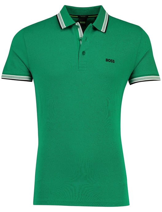 Korte mouw polo BOSS Green Paddy groen regular fit - Image 1
