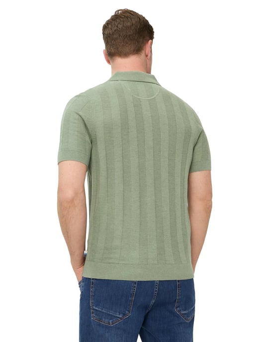 Brax poloshirt groen katoen gestreept normale fit - Image 2
