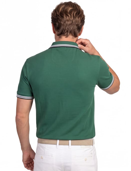 Polo Boss Green Paddy groen zwarte knoop - Image 2