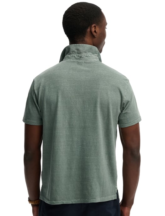 Polo Superdry groen slim fit met borstzak 3 knoops - Image 2