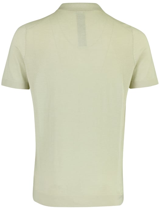 BOSS Green poloshirt groen structuur katoen - Image 2