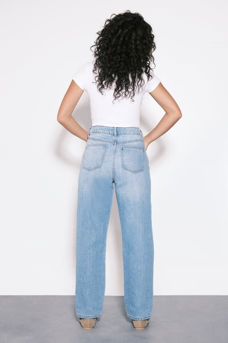 Basics High Waist Mom Jean - Image 2