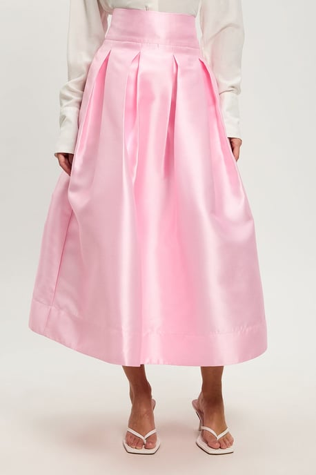 Petite Twill Woven Prom Maxi Skirt - Image 2