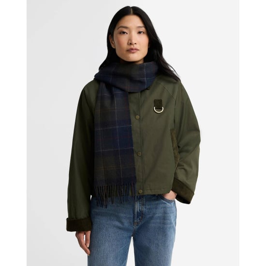 Barbour tartan scarf lsc0129 tn43 shadow classic tartan - Image 3