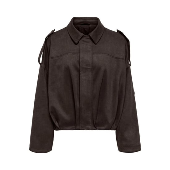 Only Onlmoon-stina faux suede bomber pnt noos chocolate - Image 4