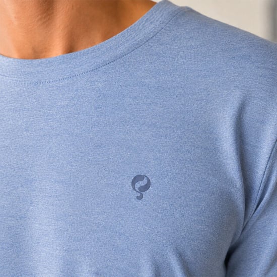 Q1905 T-shirt roden licht melange - Image 3