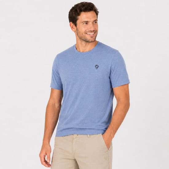 Q1905 T-shirt roden licht melange - Image 4