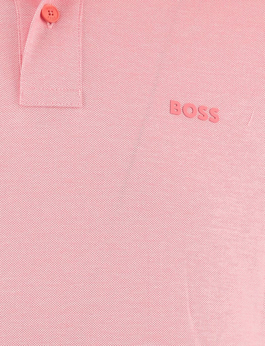 poloshirt korte mouw Boss orange roze - Image 3
