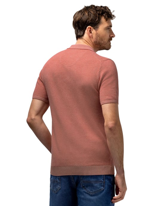 Korte mouw polo State of Art roze regular fit - Image 2