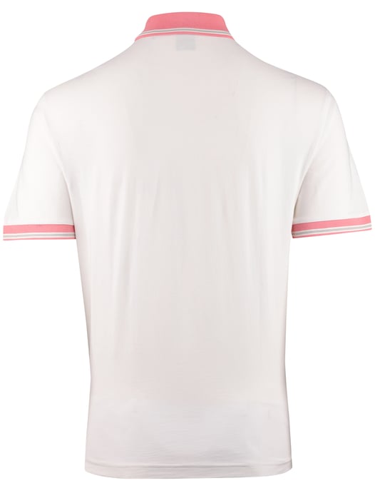 BOSS Orange Pe Blocks poloshirt korte mouw wit - Image 2