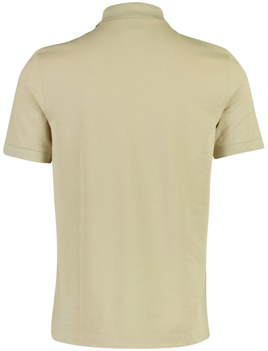 BOSS Black poloshirt beige katoen piqué - Image 2
