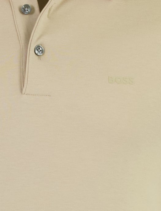 Poloshirt BOSS Black jersey beige - Image 3