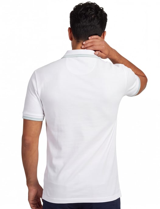 Poloshirt Boss Green paddy 3 knoops wit pique - Image 2