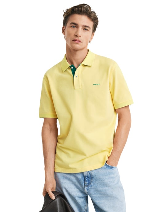Gant polo geel 2-knoops - Image 1