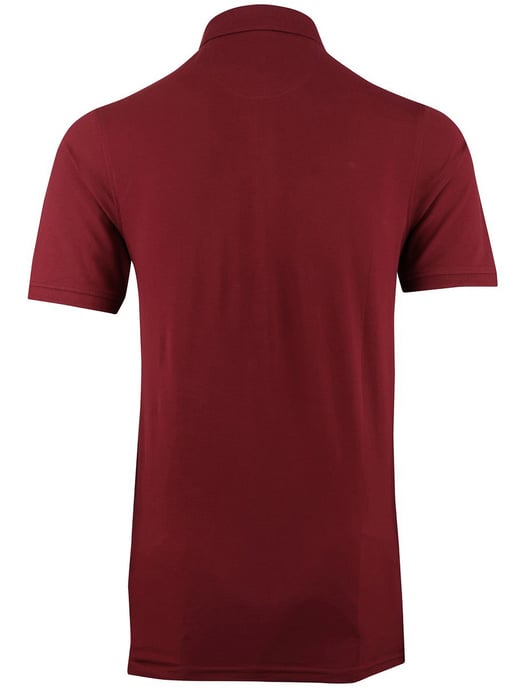 Casa Moda poloshirt bordeaux pique - Image 2