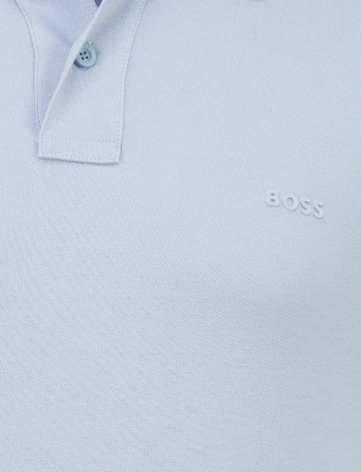 polo lichtblauw korte mouw Boss Orange Prime - Image 3