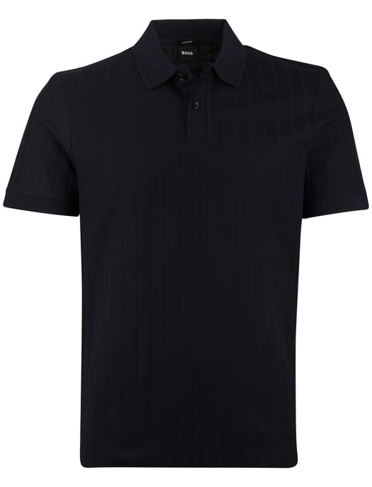 Poloshirt BOSS zwart 100% katoen - Image 1