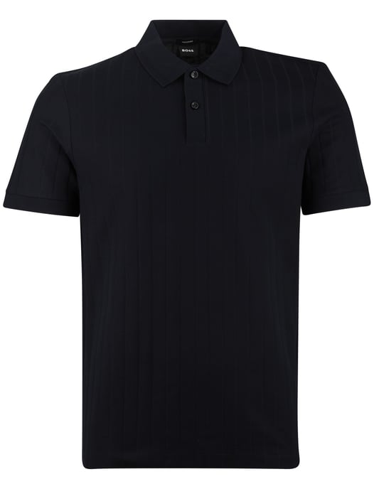 Poloshirt BOSS zwart 100% katoen - Image 3