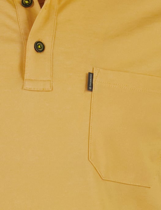 Polo Casa moda geel wijde fit 3 knopen - Image 3