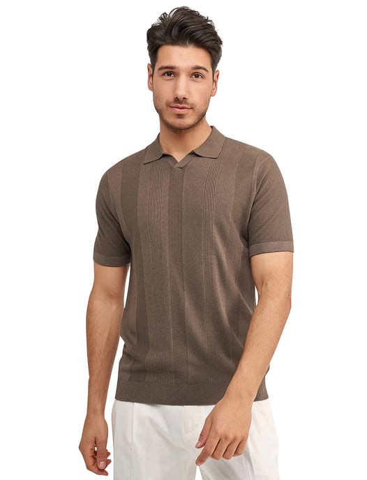 Polo Blue industry gestreept bruin - Image 1