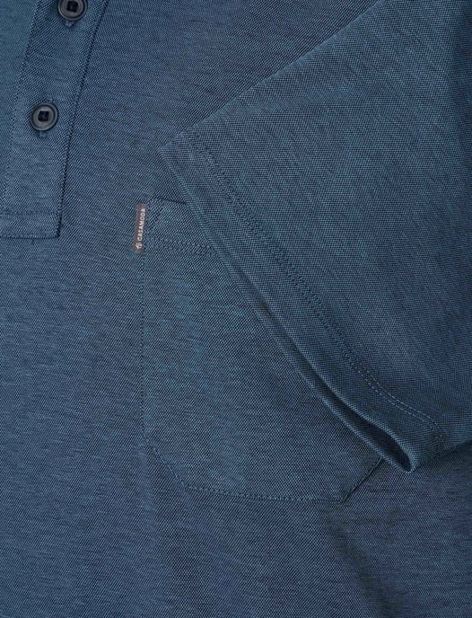 poloshirt korte mouw Casa Moda donkerblauw wijde fit - Image 4