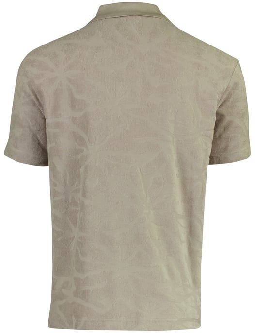 Grijs BOSS Orange poloshirt met structuur - Image 2