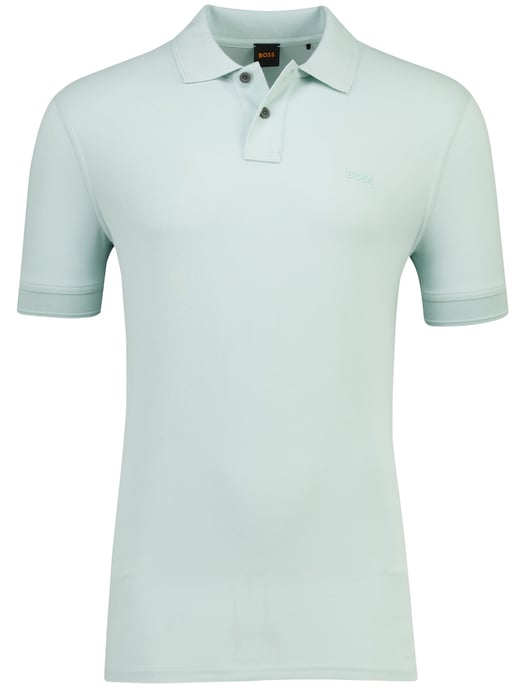 poloshirt turquoise Boss Orange Prime 2-knoops - Image 1