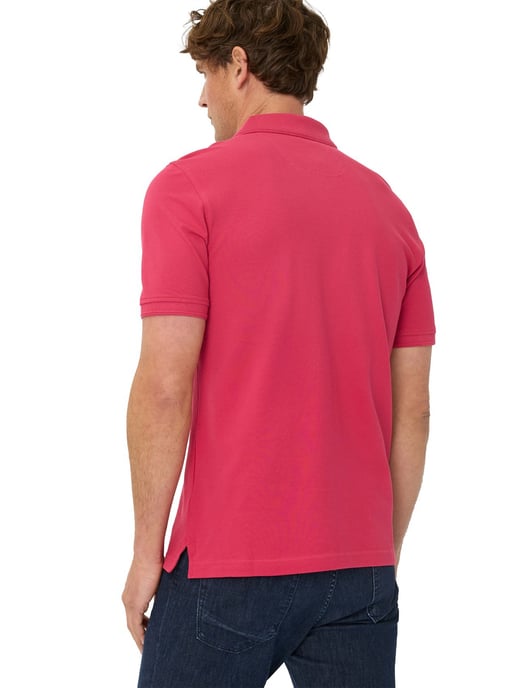 Brax poloshirt roze normale fit korte mouw 3-knoops - Image 2