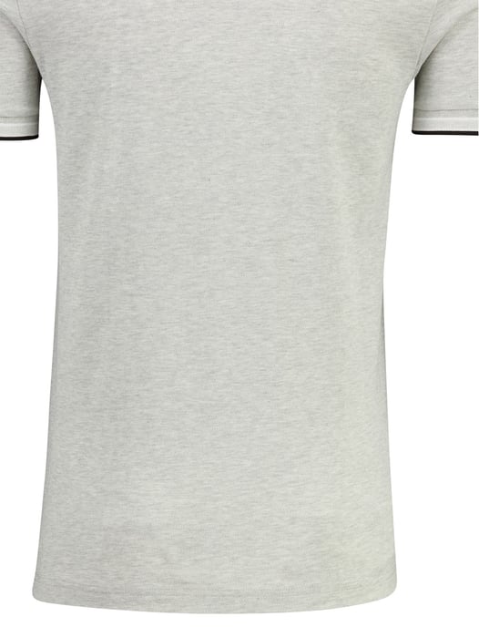 Lichtgrijs poloshirt Boss Green Paddy korte mouw gemeleerd - Image 4