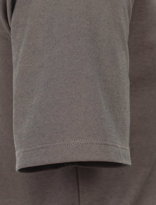 poloshirt korte mouw Casa Moda gemeleerd bruin - Image 4