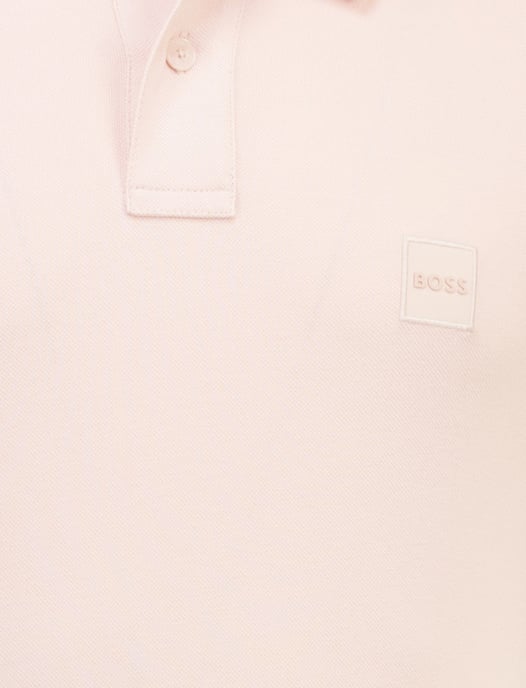 Poloshirt BOSS Orange Passenger roze 2 knoops - Image 3