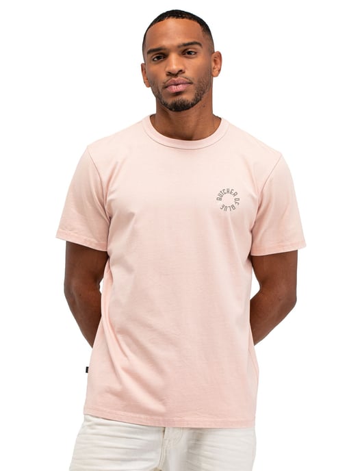 T-shirt Butcher of Blue roze regular fit met opdruk - Image 2