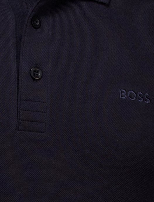 Boss Green poloshirt Paddy navy pique - Image 3