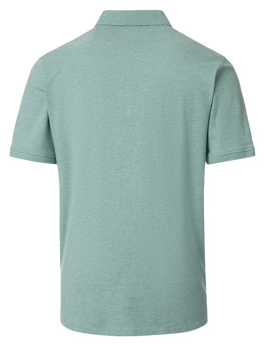 turquoise polo normale fit Casa Moda korte mouw 2-knoops - Image 2